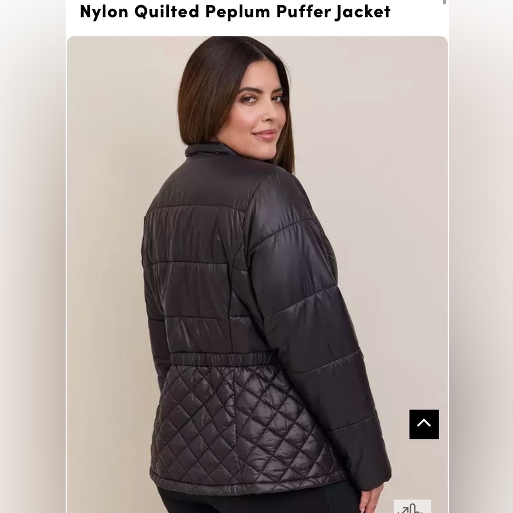 Torrid Black Quilted Jacket - Picture 5 of 5